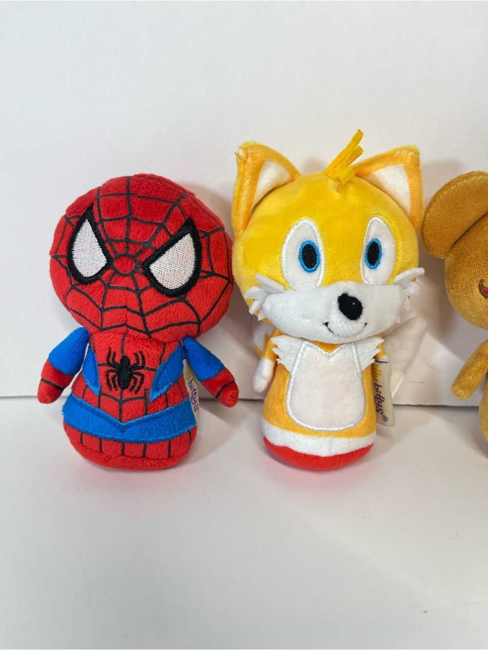Hallmark Itty Bitty's Plush Stuffed Toy Tails Sonic Spider-Man Fozzie Muppet Lot - Picture 10 of 12